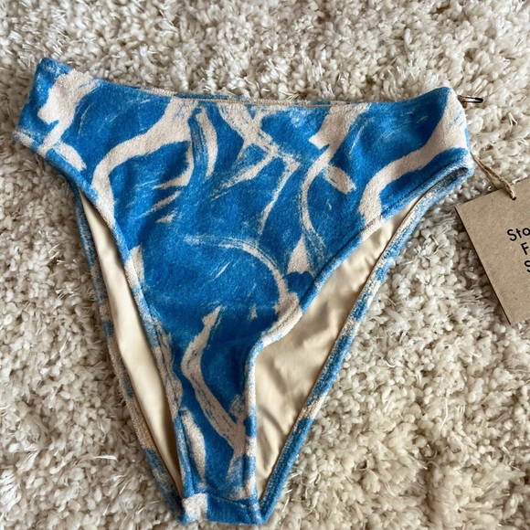 NWT Stone Fox Swim Sola Terry Bikini bottom - Picture 6 of 8